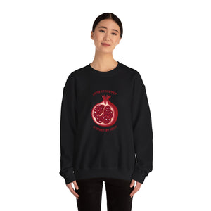 Acupuncture Helps with Pomegranate Fertility Warrior Sweatshirt