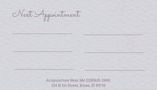 Load image into Gallery viewer, Appointment card - Mr Hedgehog winter - acupuncture heals
