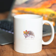 Load image into Gallery viewer, Acupuncture Heals Mr Hedgehog Autumn Mug

