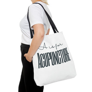 A is for Acupuncture Canvas Tote Bag