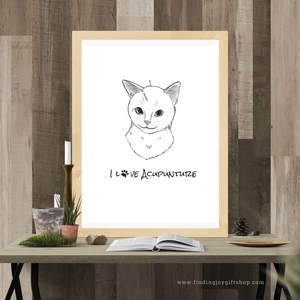 Cat Loves Acupuncture (Digital Download)