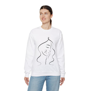 Jade Roller Line Art Sweatshirt