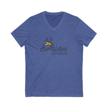Load image into Gallery viewer, Bumblebee Short Sleeve V-Neck Tee

