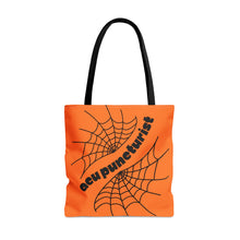 Load image into Gallery viewer, Acupuncturist Spiderweb Canvas Tote Bag
