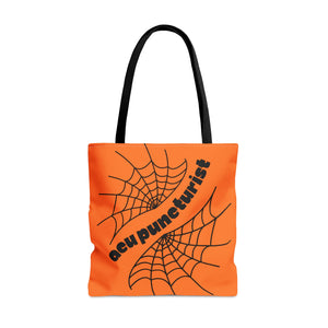 Acupuncturist Spiderweb Canvas Tote Bag