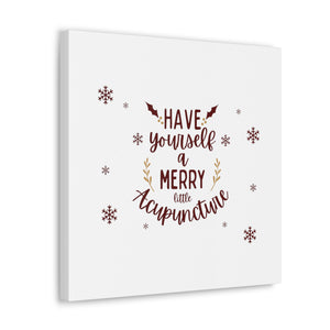 Have yourself a merry little Acupuncture Canvas