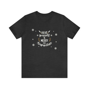 Have yourself a merry little Acupuncture Short-Sleeve T-Shirt