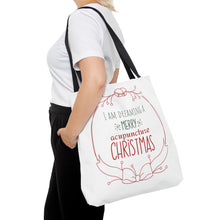 Load image into Gallery viewer, I am dreaming a merry acupuncture christmasTote Bag
