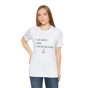 Naughty, Nice, Acupuncture Short-Sleeve T-Shirt