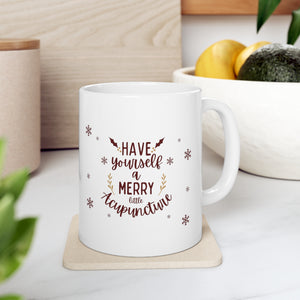 Have yourself a merry little Acupuncture Mug