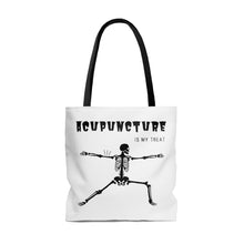 Load image into Gallery viewer, Acupuncture is my treat Canvas Tote Bag
