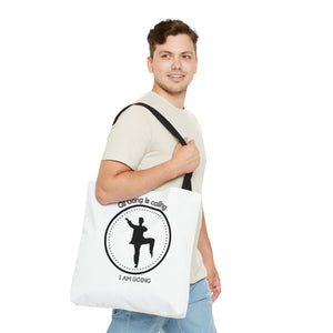 Qi Gong is calling. I am going. Canvas Tote Bag