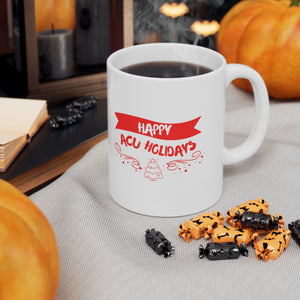 Happy Acu Holiday Mug