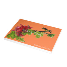 Load image into Gallery viewer, Elana Mum and Bird  Thank You Postcard Bundles Orange (envelopes included)
