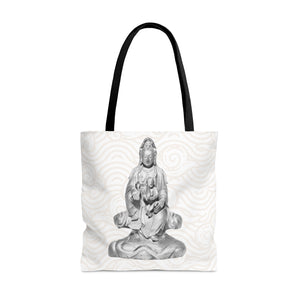 Child-giving Guanyin Canvas Tote Bag