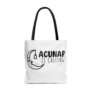 Acunap is calling. Canvas Tote Bag