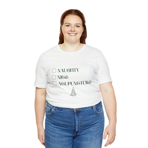 Naughty, Nice, Acupuncture Short-Sleeve T-Shirt