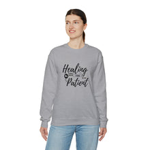 Load image into Gallery viewer, Healing takes time. Be Patient Sweatshirt
