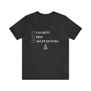 Naughty, Nice, Acupuncture Short-Sleeve T-Shirt