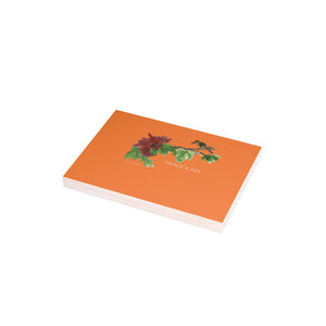 Elana Mum and Bird Postcard Bundles Orange (envelopes included)