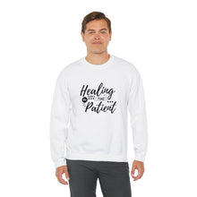 Load image into Gallery viewer, Healing takes time. Be Patient Sweatshirt
