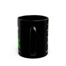 Load image into Gallery viewer, Elana Peony Black Mug with quote
