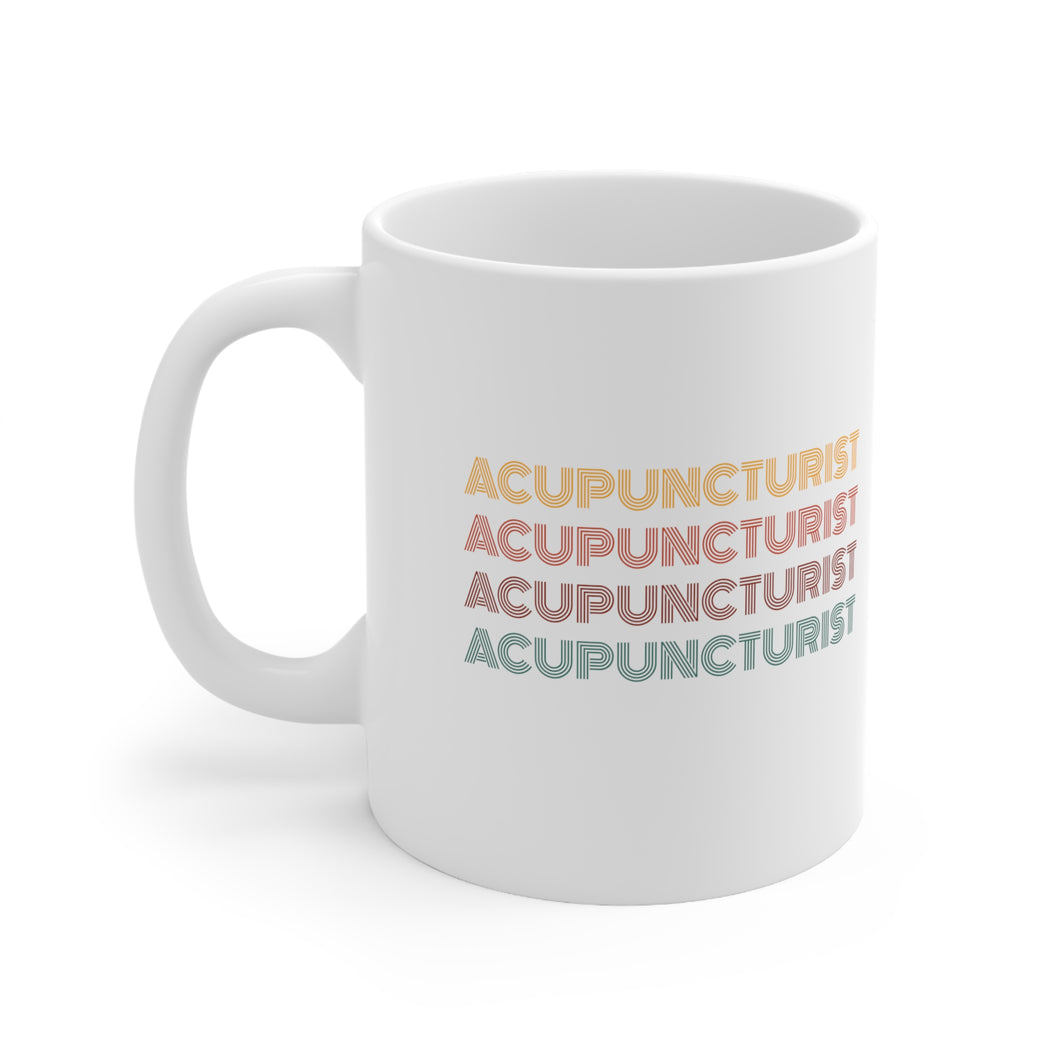 Acupuncturist Retro Mug