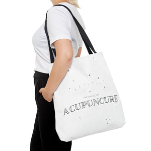 Believe in the magic of acupuncture Canvas Tote Bag