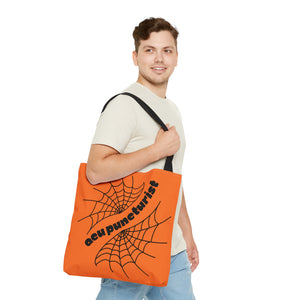 Acupuncturist Spiderweb Canvas Tote Bag