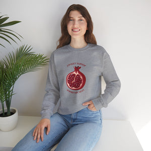 Acupuncture Helps with Pomegranate Fertility Warrior Sweatshirt