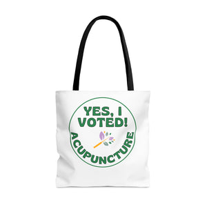 Vote for Acupuncture Canvas Tote Bag