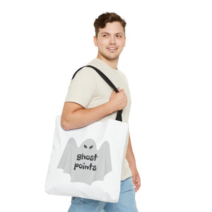 Ghost Points Canvas Tote Bag