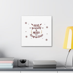 Have yourself a merry little Acupuncture Canvas