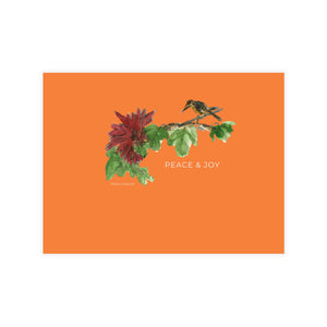 Elana Mum and Bird Postcard Bundles Orange (envelopes included)