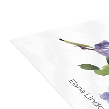 Load image into Gallery viewer, Elana Purple Flower Postcard Bundles (envelopes included)
