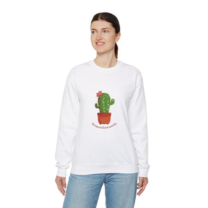 Acupuncture works with cute cactus Sweatshirt