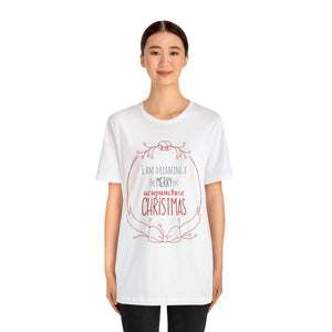 I am dreaming a merry acupuncture Christmas Short-Sleeve T-Shirt