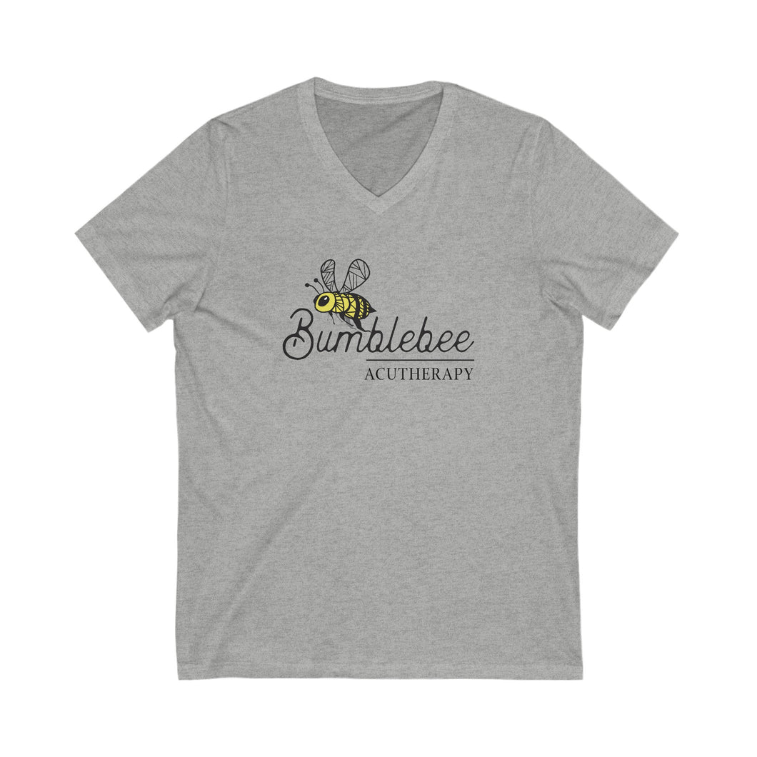 Bumblebee Short Sleeve V-Neck Tee - Back Stops Hurting