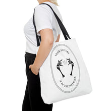 Load image into Gallery viewer, Your future is in the needles Canvas Tote Bag
