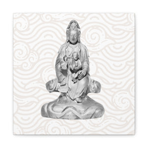 Child-Giving Guanyin Canvas