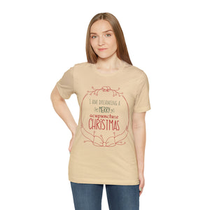 I am dreaming a merry acupuncture Christmas Short-Sleeve T-Shirt