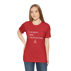 Naughty, Nice, Acupuncture Short-Sleeve T-Shirt