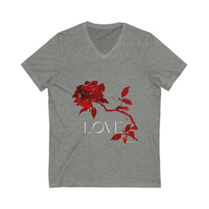 Elana Love Short Sleeve V-Neck Tee