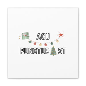 Acupuncturist Christmas Version Canvas
