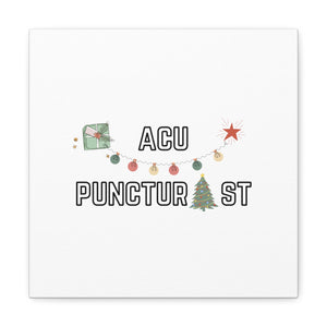 Acupuncturist Christmas Version Canvas