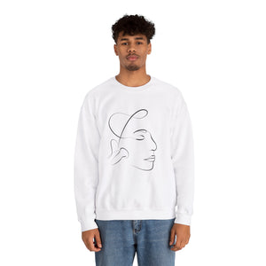 Facial Cupping Line Art Sweatshirt
