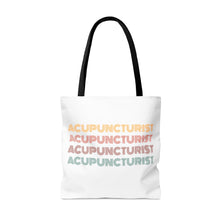 Load image into Gallery viewer, Acupuncturist Retro Canvas Tote Bag
