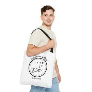 Acupuncture is Calling. I am Going. Canvas Tote Bag