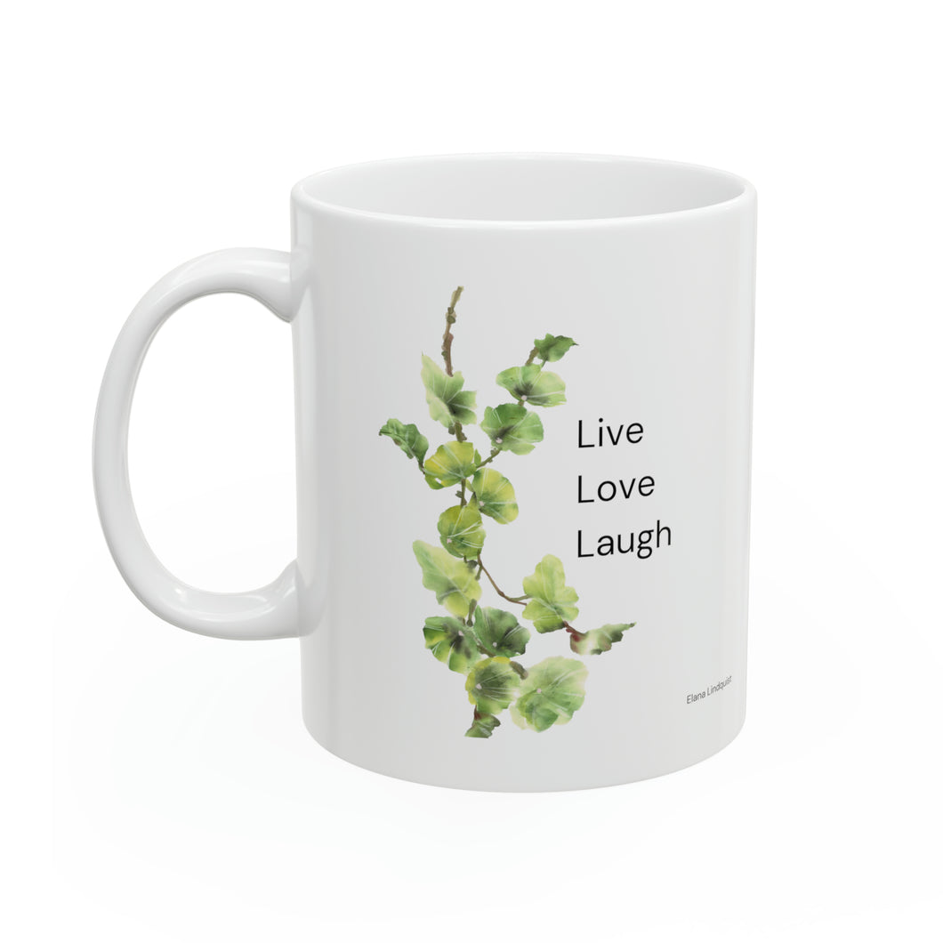 Live Laugh Love by Elana Mug