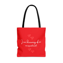 Load image into Gallery viewer, I am dreaming of an acupuncturist Canvas Tote Bag

